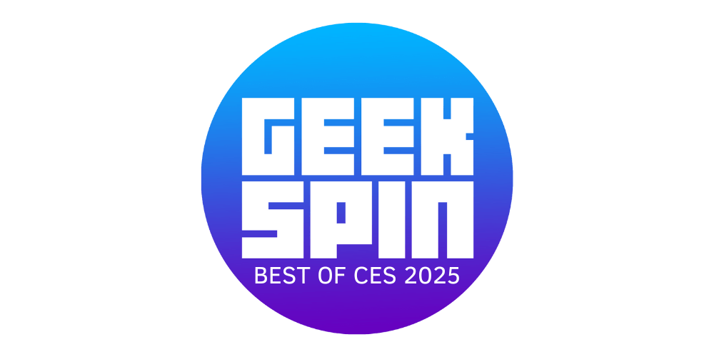 GeekSpin Best of CES 2025 Logo – Auszeichnung für die besten Innovationen der CES 2025