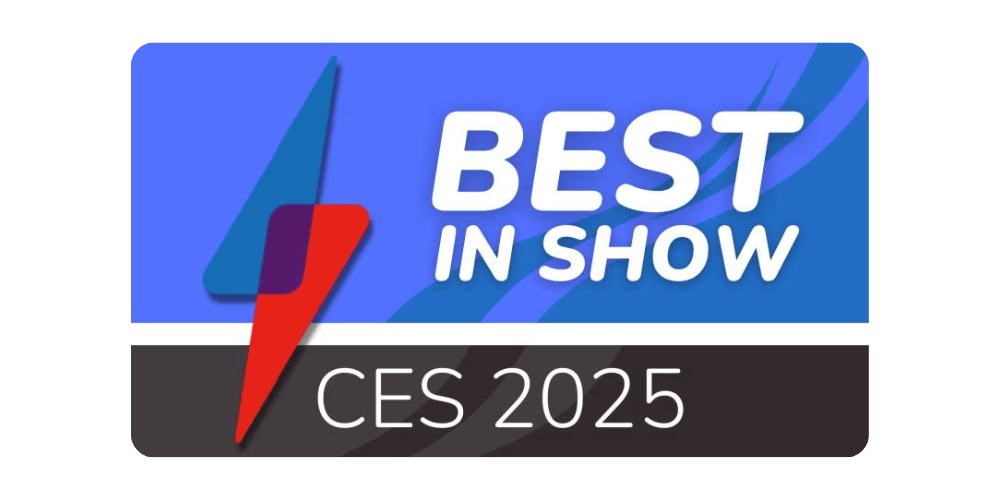 Best in Show CES 2025 Logo – Auszeichnung für herausragende Innovationen auf der CES 2025
