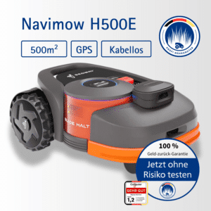 Segway Navimow H500E Mähroboter – GPS-gesteuert, kabellos und ideal für Rasenflächen bis zu 500 m².