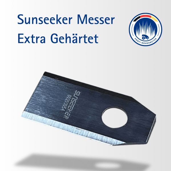 Sunseeker Messer Extra Gehärtet – robustes Ersatzmesser für Sunseeker Mähroboter X-Serie, langlebige und besonders widerstandsfähige Edelstahlklinge