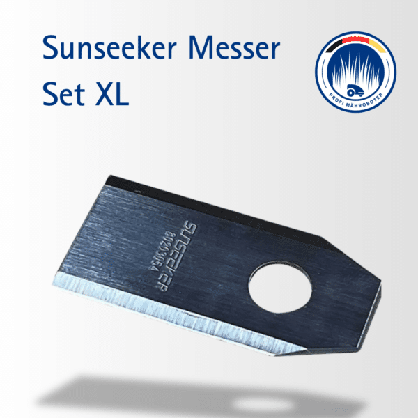 Sunseeker Messer Set XL – hochwertiges Ersatzmesser für Sunseeker Mähroboter X-Serie, präzise und langlebige Edelstahlklinge
