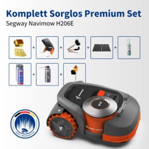 Segway Navimow H206E | 600 m² | Komplett-Sorglos Premium Set