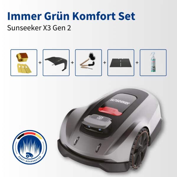 Sunseeker X3 Gen2 | 800 m² | Immer grün Komfort Set