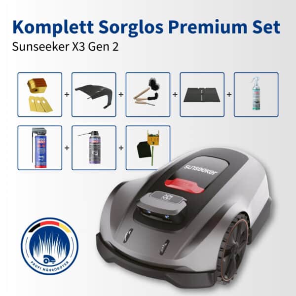 Sunseeker X3 Gen2 | 800 m² | Komplett-Sorglos Premium Set
