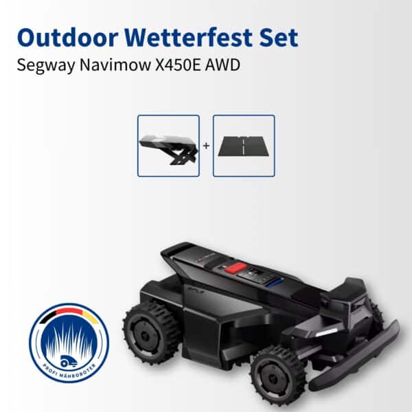 Segway Navimow X450E | 5.000 m² | Outdoor Wetterfest Set