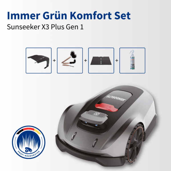 Sunseeker X3 Plus | 1.200 m² | Immer grün Komfort Set