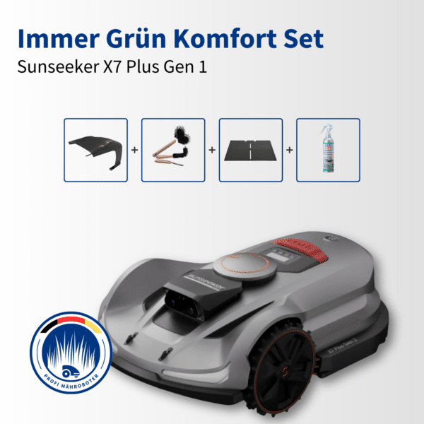 Sunseeker X7 Plus | 6.000 m² | Immer grün Komfort Set