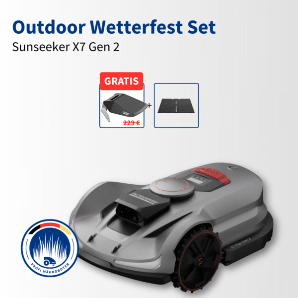 Sunseeker X7 | 3.000 m² | Outdoor Wetterfest Set inkl. GRATIS Sunseeker Garage im Wert von 229 €