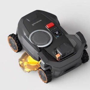 Segway Navimow H5 Pro Mähroboter von oben auf hellem Hintergrund